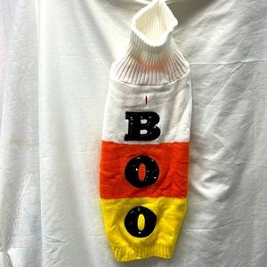 NEW!!! Dog Halloween BOO sweater sz M